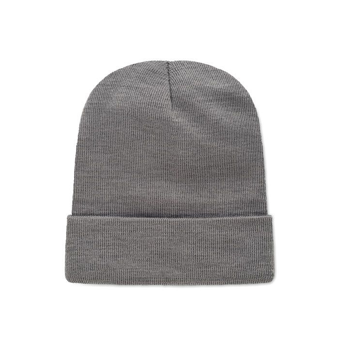 MO2359-15Capnit Beanie RPET-Polyester_ steingrau