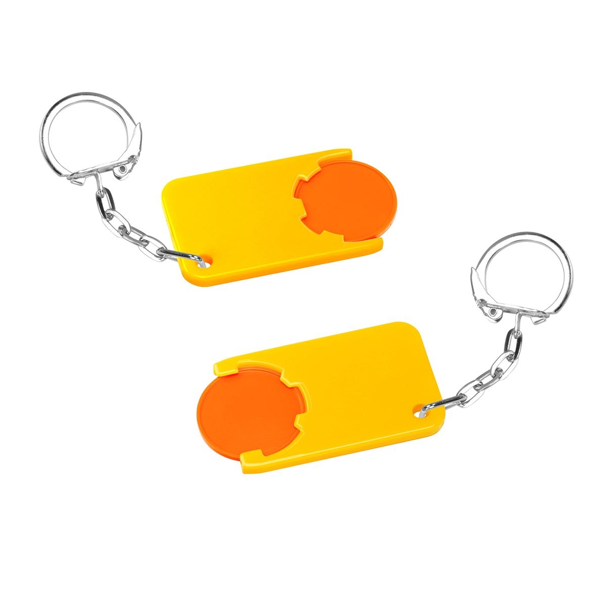 HE7454K-5-4Chiphalter mit 1€-Chip _Beta_ orange_ gelb