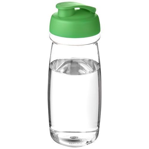 PF210054-22H2O Active® Pulse 600 ml Sportflasche mit Klappdeckel_ transparent_gruen