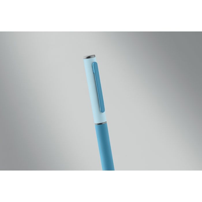 MO3174-12Fillan Drehkugelschreiber recy. Alu_ tuerkis