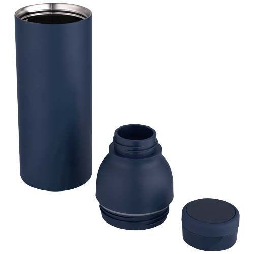 PF100838-4Illuminate 650 ml RCS doppelwandige Isolierflasche aus recyceltem Edelstahl_ navy