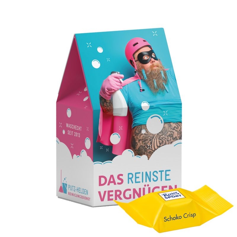 JG10249-4Standbodenbox Ritter SPORT_ Ritter Sport Schokowuerfel_ Schoko Crisp