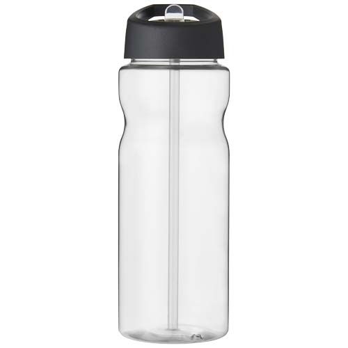 PF210099-18H2O Active® Eco Base 650 ml Sportflasche mit Ausgussdeckel_ transparent_schwarz