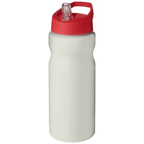 PF210099-16H2O Active® Eco Base 650 ml Sportflasche mit Ausgussdeckel_ elfenbeinweiss_rot