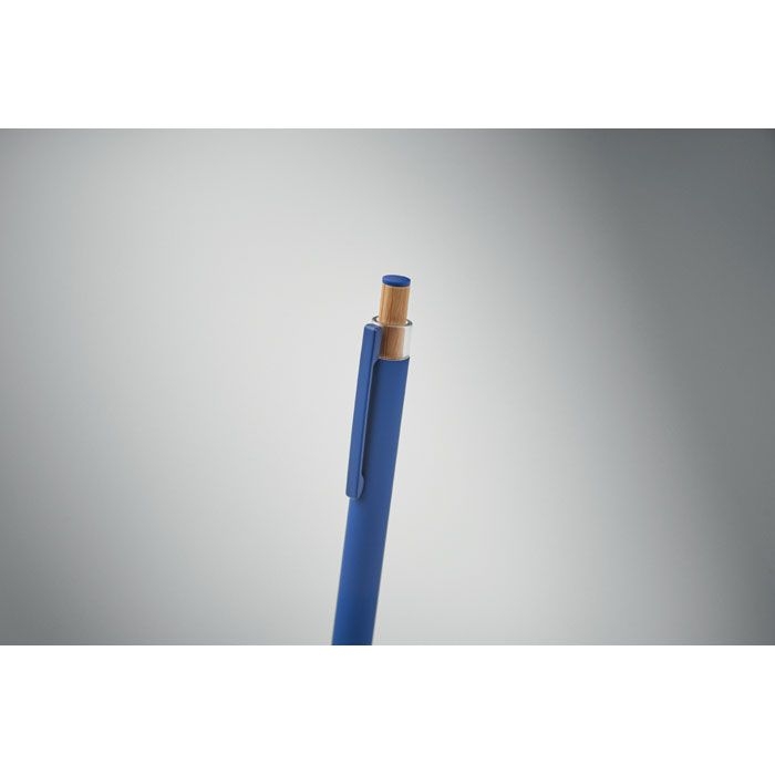 MO2653-04Bergamo _ Druckkugelschreiber recy. Alu_ blau