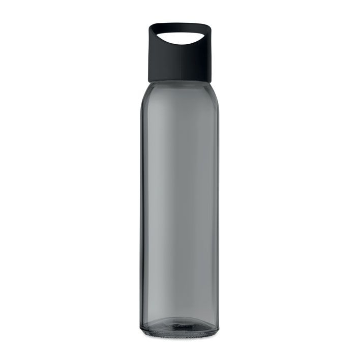 MO9746-03Praga Trinkflasche Glas 470 ml_ schwarz