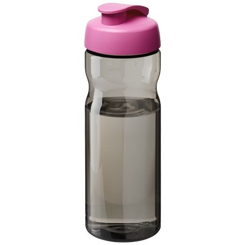 PF210097-9H2O Active® Eco Base 650 ml Sportflasche mit Klappdeckel_ kohle_magenta