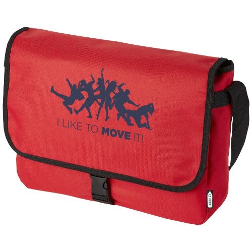 PF120622-4Retrend RPET Schultertasche 6L_ rot