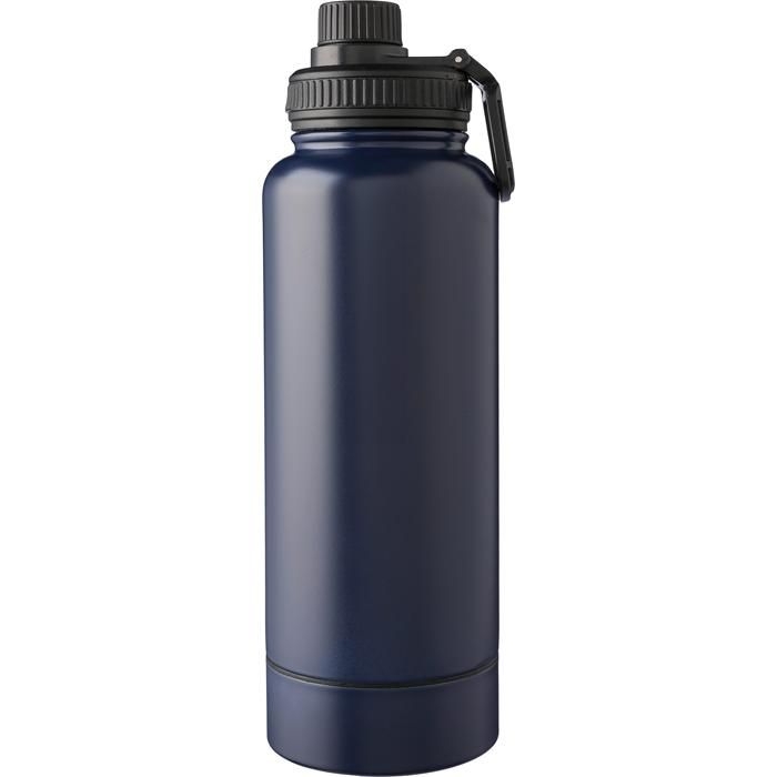 GI1171142-01Doppelwandige Edelstahl-Trinkflasche 1000 ml Nathaniel_ schwarz