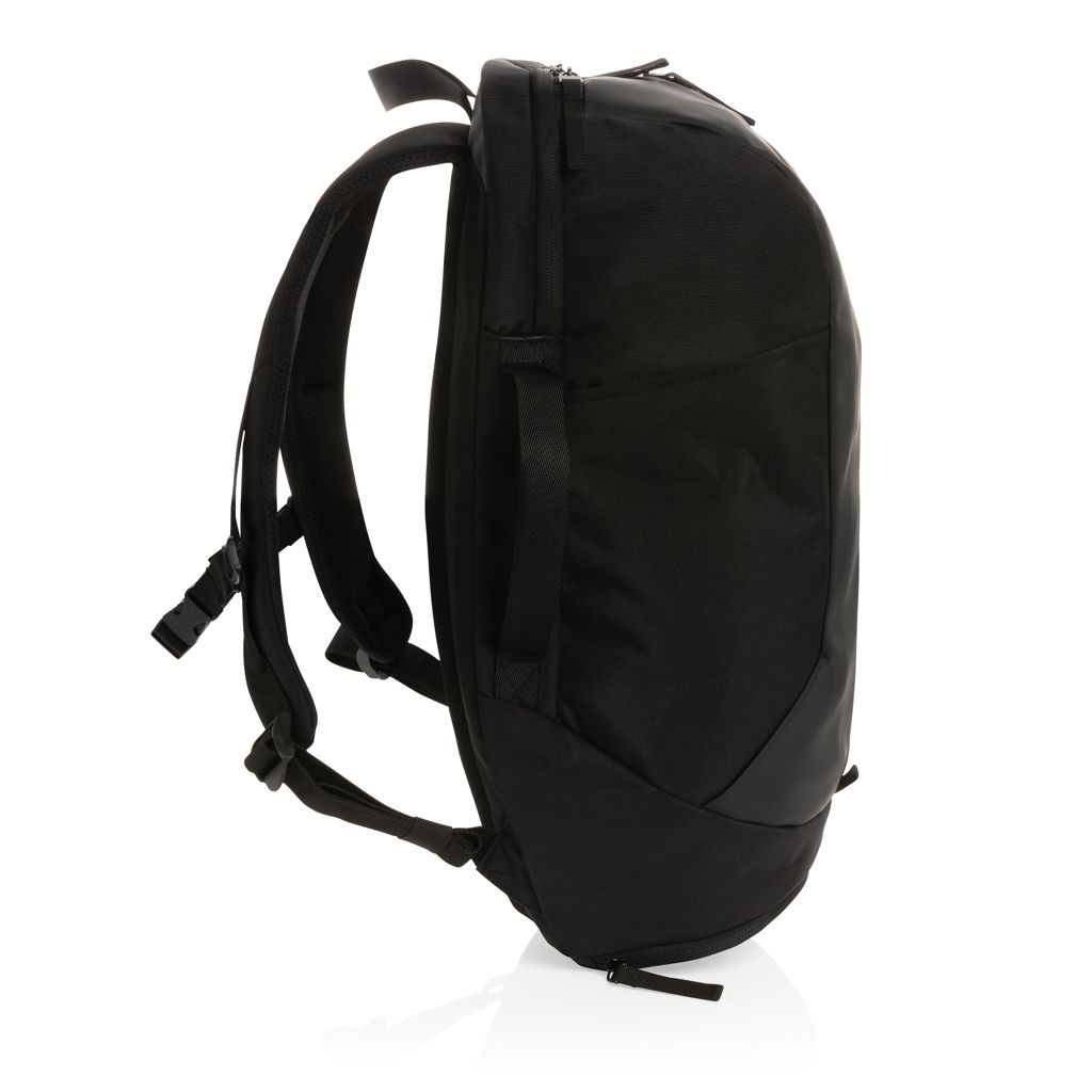 XDP762_77-1Swiss Peak AWARE™ RPET 15.6_ Work _ Gym Rucksack_ schwarz