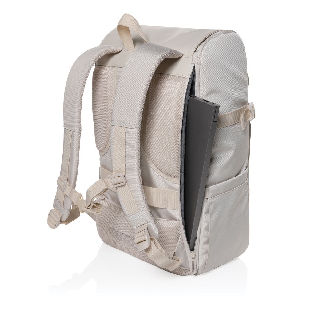 XDP763.22-3Pascal AWARE™ RPET Deluxe Weekend Rucksack_ beige