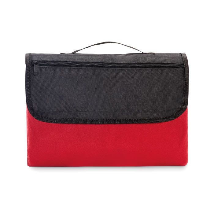 MO2978-05Costa Picknickdecke RPET-Fleece_ rot