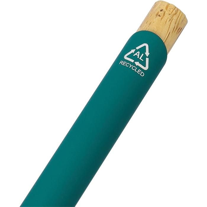 GI1207806-05Kugelschreiber Calandra aus recyceltem Aluminium_ blau