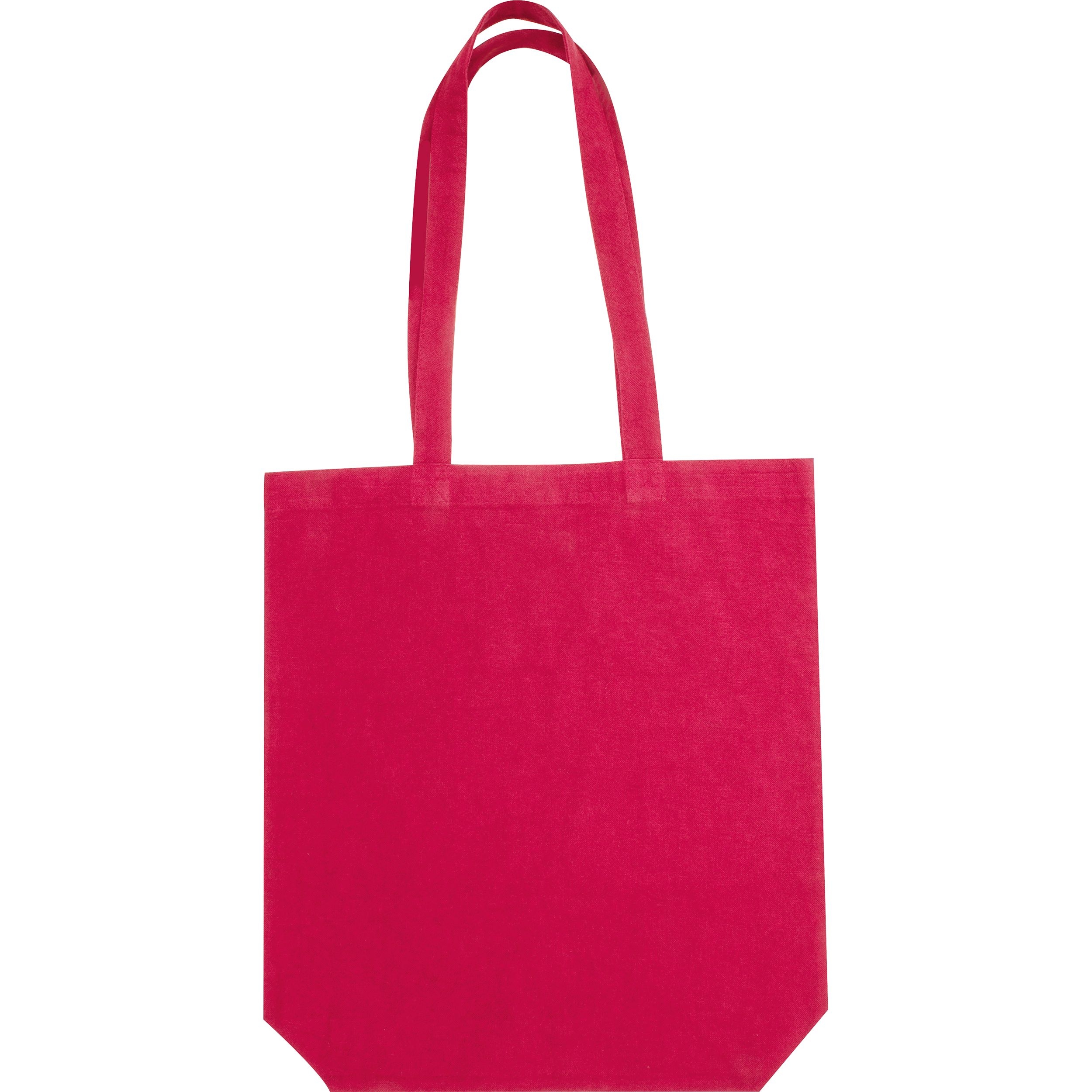 MA65482-05Fairtrade Baumwolltasche mit Bodenfalte PIOTR_ rot