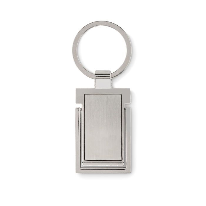 MO2186-14Stanrin Schluesselring mit Halter_ silber
