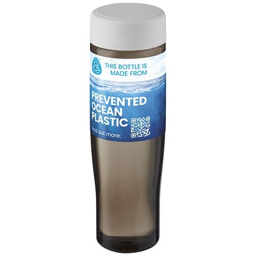 PF210450-1H2O Active® Eco Tempo 700 ml Wasserflasche mit Drehdeckel_ weiss_kohle