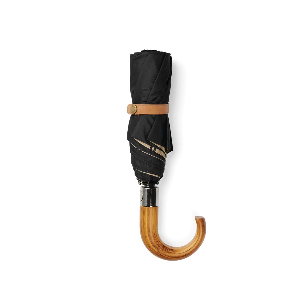 XDV85001-1VINGA Bosler AWARE™ 21_ faltbarer Schirm aus recyceltem PET_ schwarz