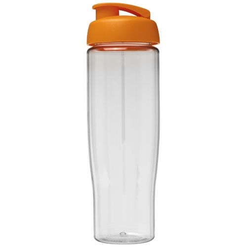 PF210040-8H2O Active® Tempo 700 ml Sportflasche mit Klappdeckel_ transparent_orange