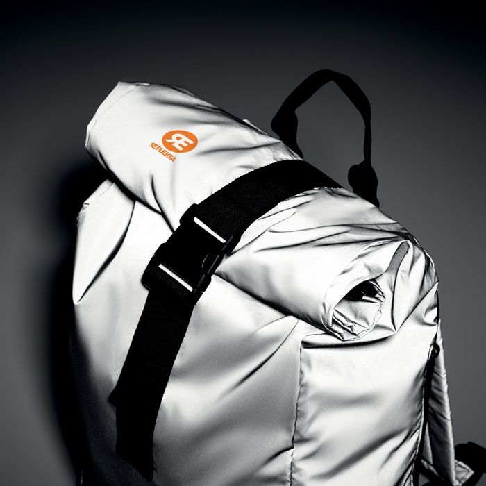 MO2056-16Bright Rollpack Reflektierender Rucksack_ mattsilber