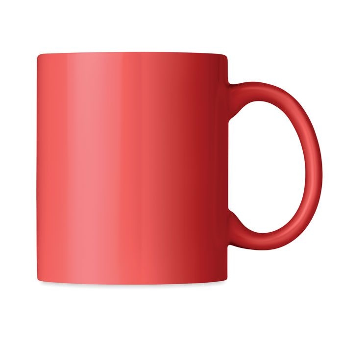 MO6208-05Dublin Tone Keramik Kaffeebecher 300ml_ rot