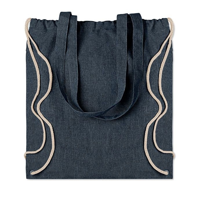 MO9603-04Moira Duo Beutel von RPET mit Kordelzug_ blau
