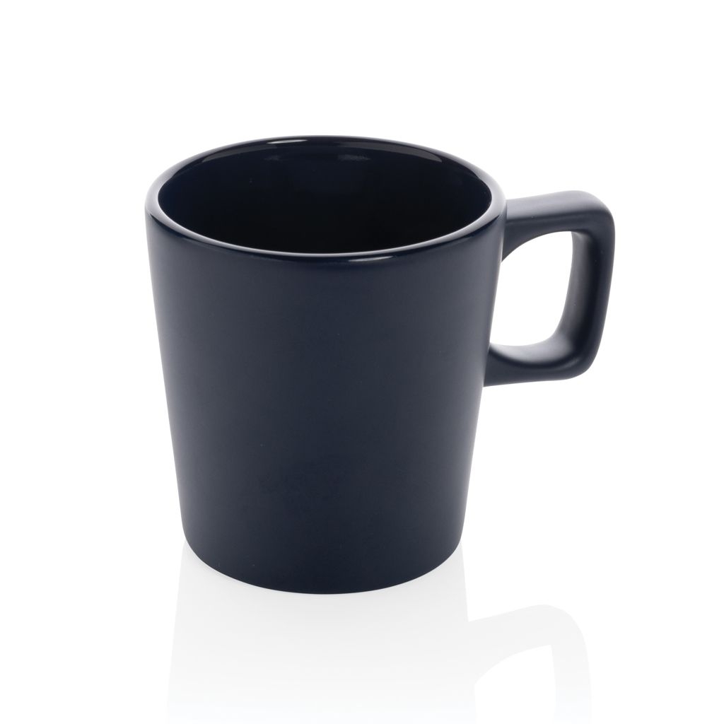 XDP434.05-5Moderne Keramik Kaffeetasse_ 300ml_ navy blau