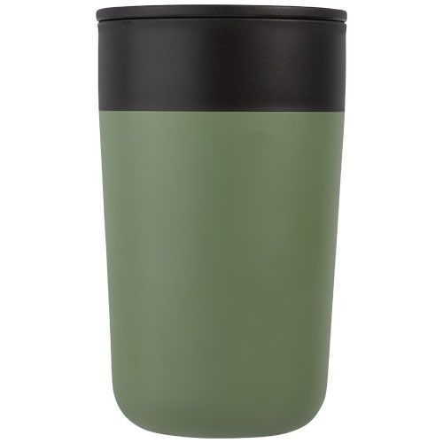 PF100731-3Nordia 400 ml doppelwandiger Becher aus Recyclingmaterial_ heather gruen