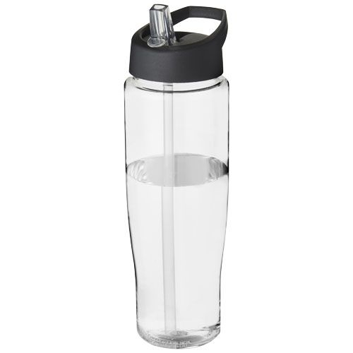 PF210044-1H2O Active® Tempo 700 ml Sportflasche mit Ausgussdeckel_ transparent_schwarz