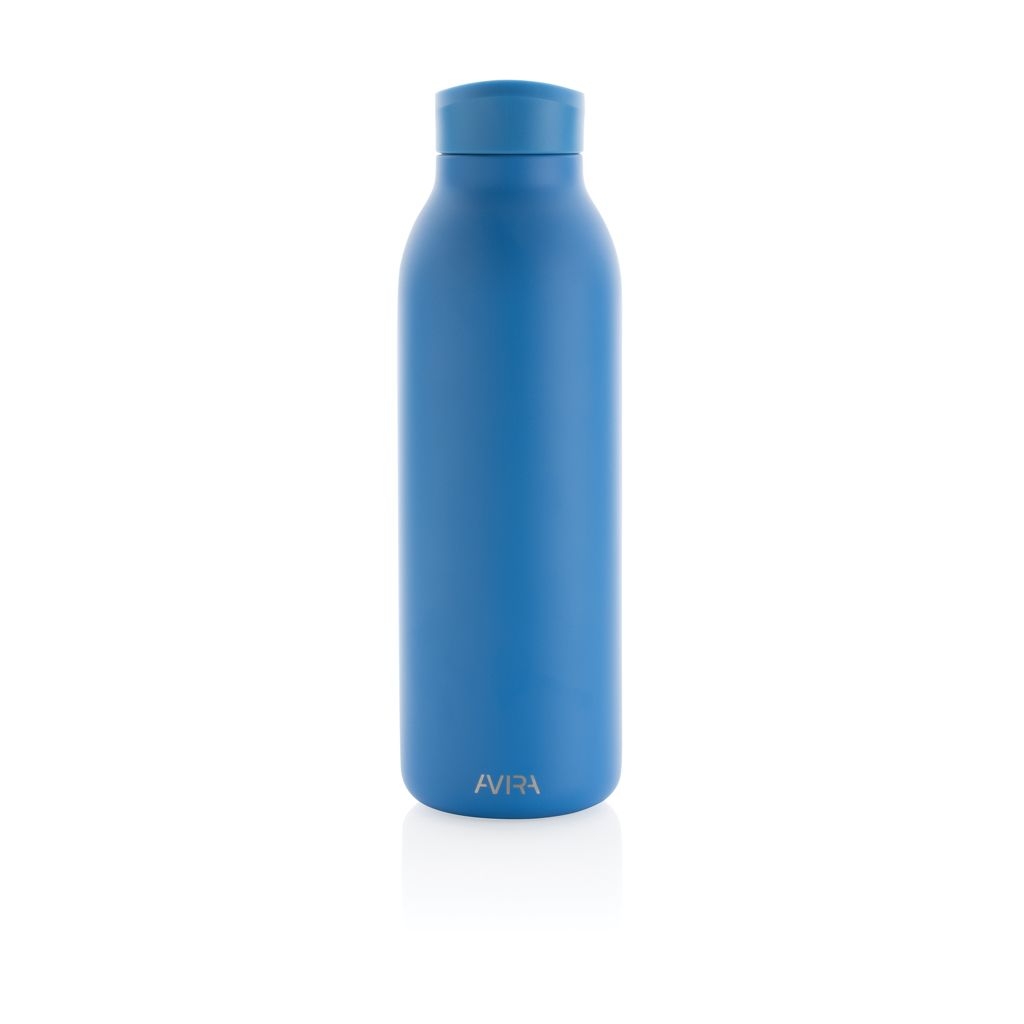 XDP438.00-5Avira Avior RCS recycelte Stainless-Steel Flasche 500ml_ blau