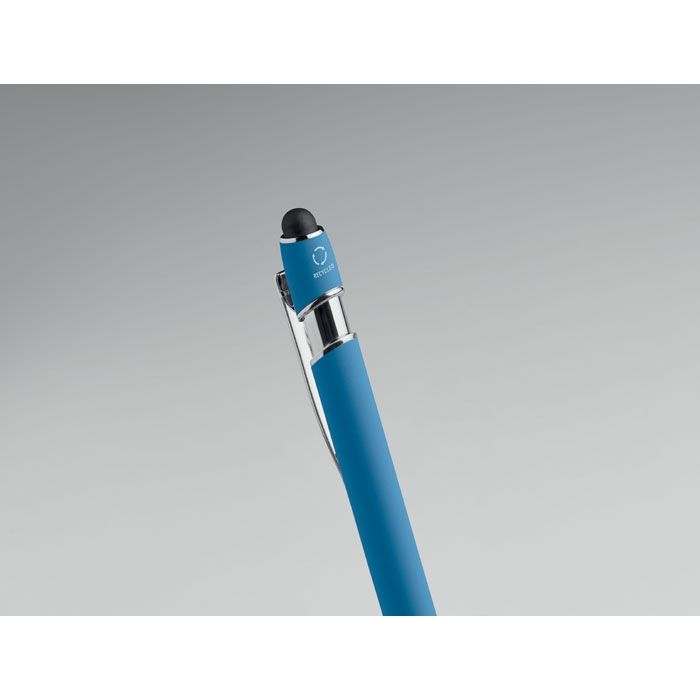 MO2798-12Siparo Druckkugelschreiber mit Stylus_ tuerkis