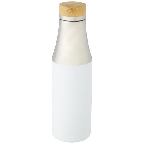 PF100667-1Hulan 540 ml Kupfer-Vakuum Isolierflasche mit Bambusdeckel_ weiss