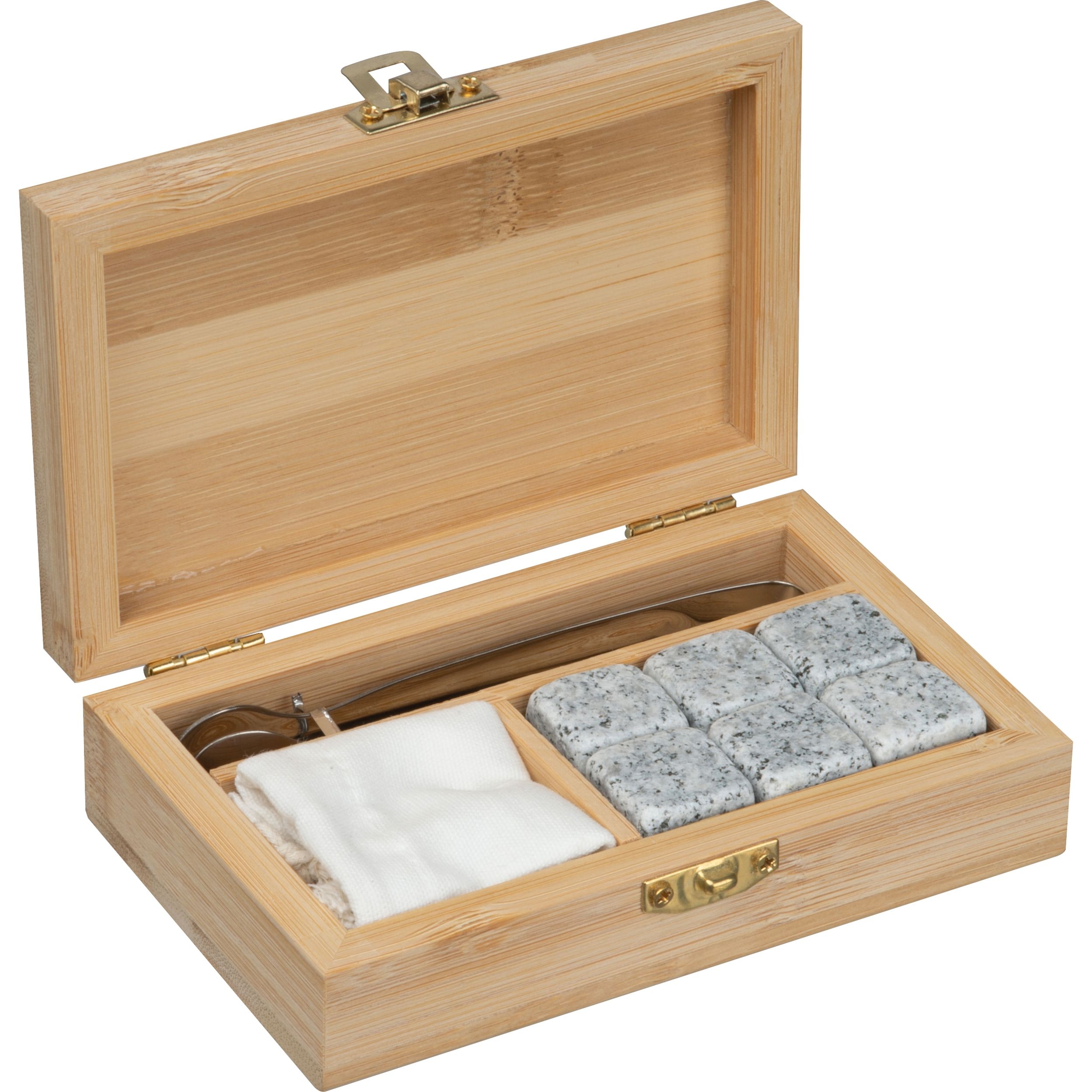 MA84610-13Eiswuerfel Set in Bambusbox EWA_ beige