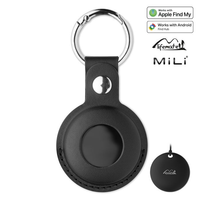 MO3108-03Lifemate In Pu Case Smart Find My Locator_ schwarz