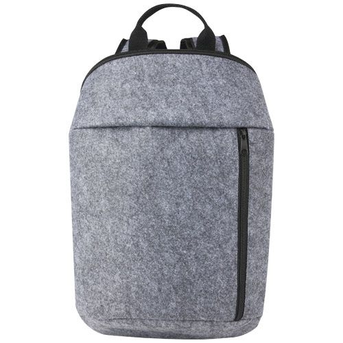 PF210742-1Felta Kuehlrucksack aus GRS-recyceltem Filz 7 L_ mittelgrau