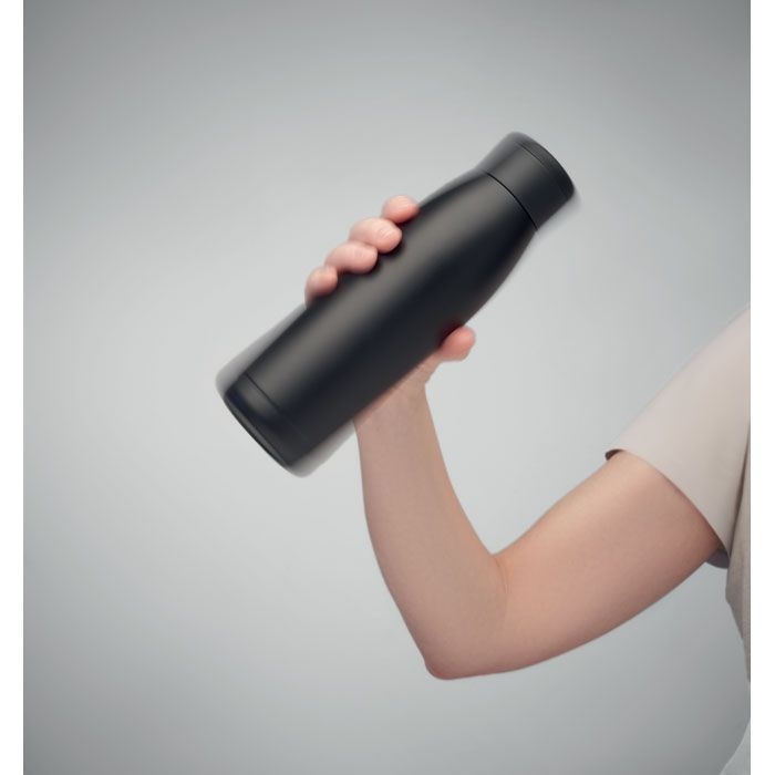 MO2331-03Calefrio Doppelwandige Flasche 400 ml_ schwarz