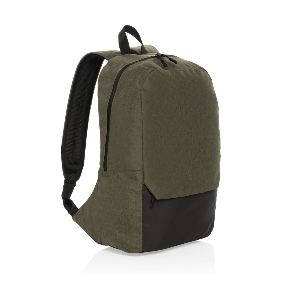 XDP763.25-7Kazu AWARE™ 15_6_ RPET Laptop-Rucksack_ gruen