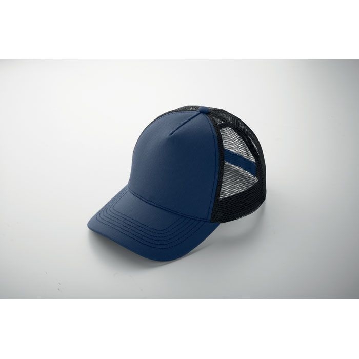 MO2986-85Blist Trucker Kappe 5 Panels_ marineblau