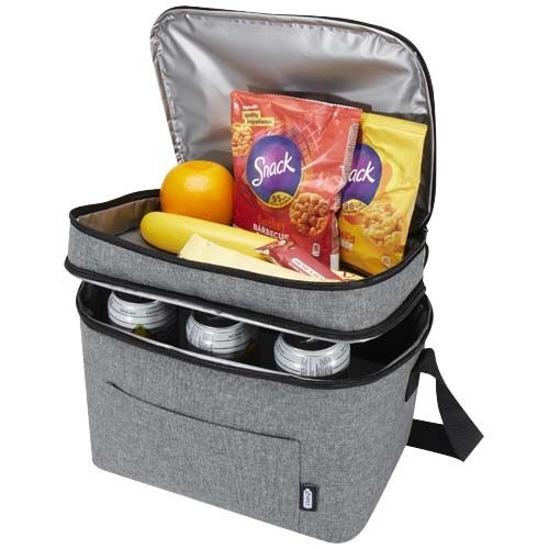 PF130066-2Tundra GRS RPET Kuehltasche 13L_ heather grau
