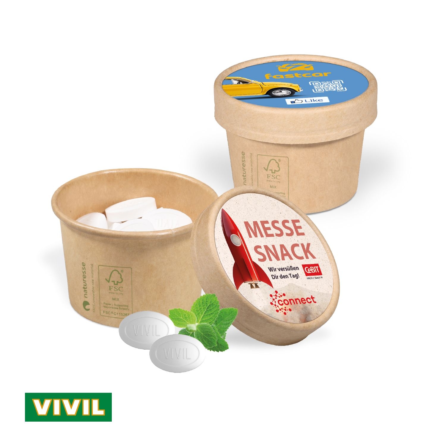 CD91628-01Vivil Paperbox_ Vivil Pfefferminz Pastillen