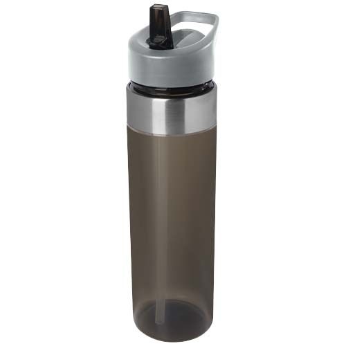 PF100824-5Dylan 650 ml Tritan Flasche mit Ausgussdeckel_ grau