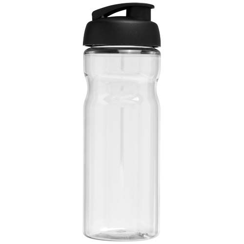 PF210097-25H2O Active® Eco Base 650 ml Sportflasche mit Klappdeckel_ transparent_schwarz