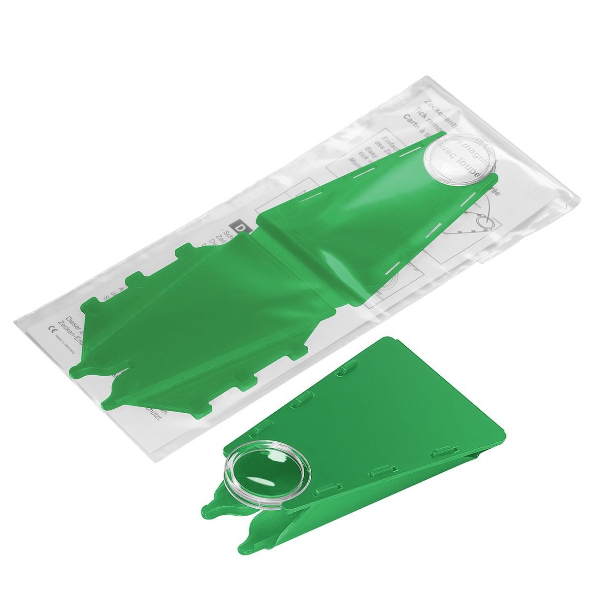 HE8300G-2Zeckenentferner mit Lupe_ gruen