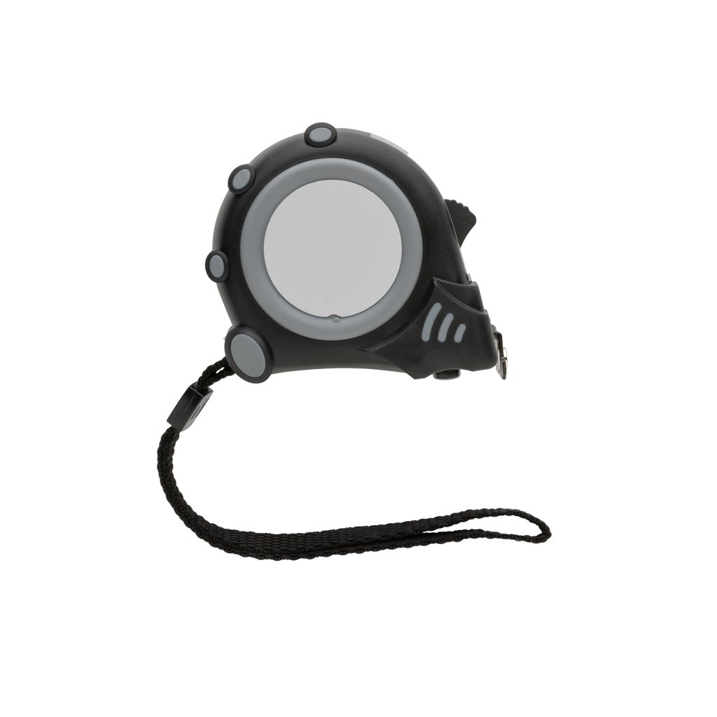 XDP112.14-1Grip 3m_16mm Massband aus RCS recyceltem Kunststoff_ grau