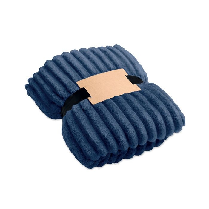 MO3184-04Nieve RPET-Fleece-Decke_ blau