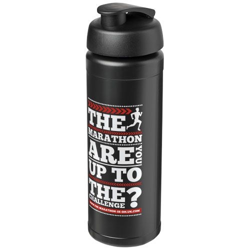 PF210074-12Baseline® Plus grip 750 ml Sportflasche mit Klappdeckel_ schwarz