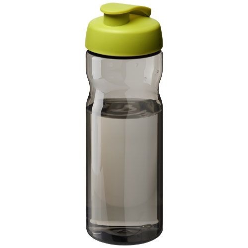 PF210097-5H2O Active® Eco Base 650 ml Sportflasche mit Klappdeckel_ kohle_Lindgruen