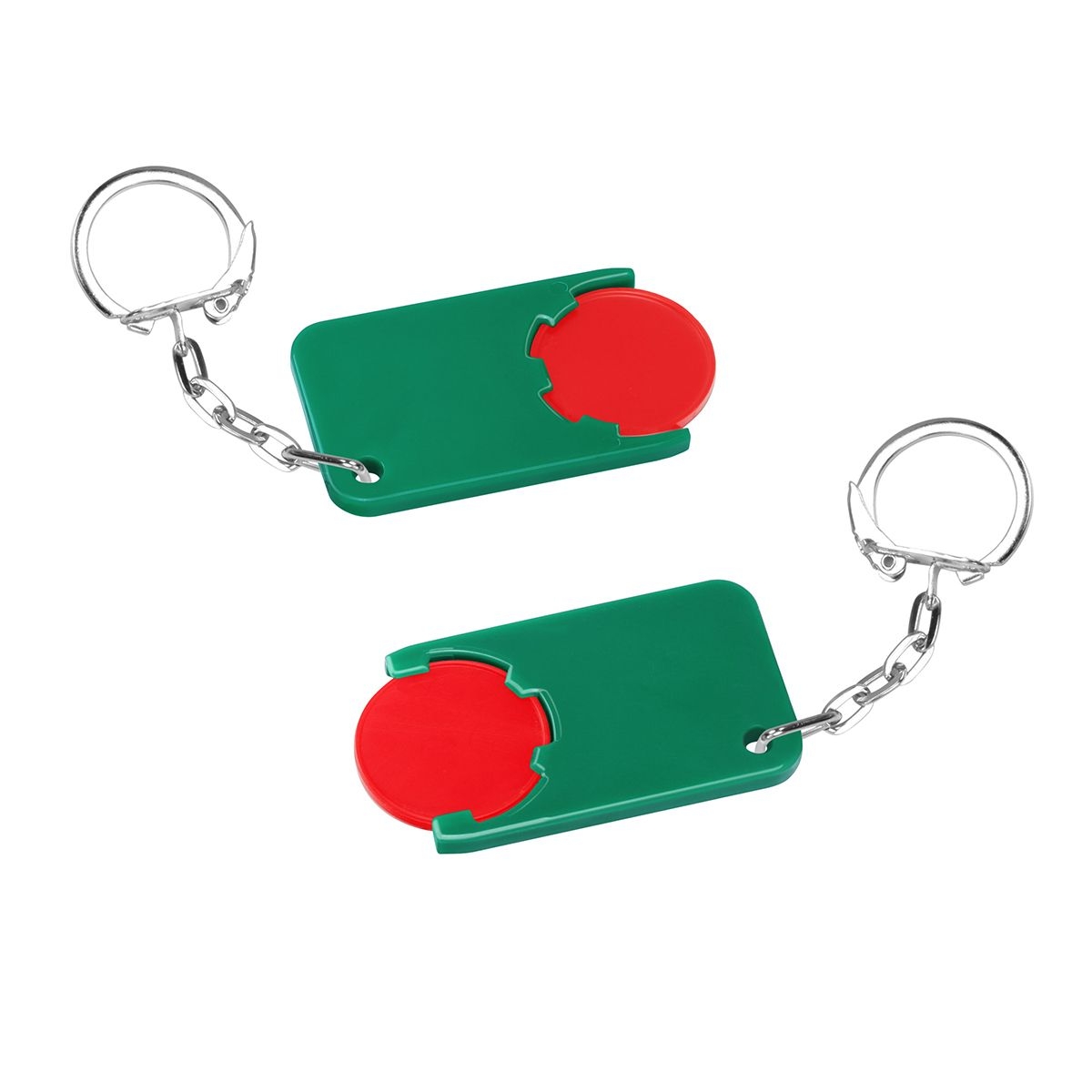 HE7454K-1-2Chiphalter mit 1€-Chip _Beta_ rot_ gruen