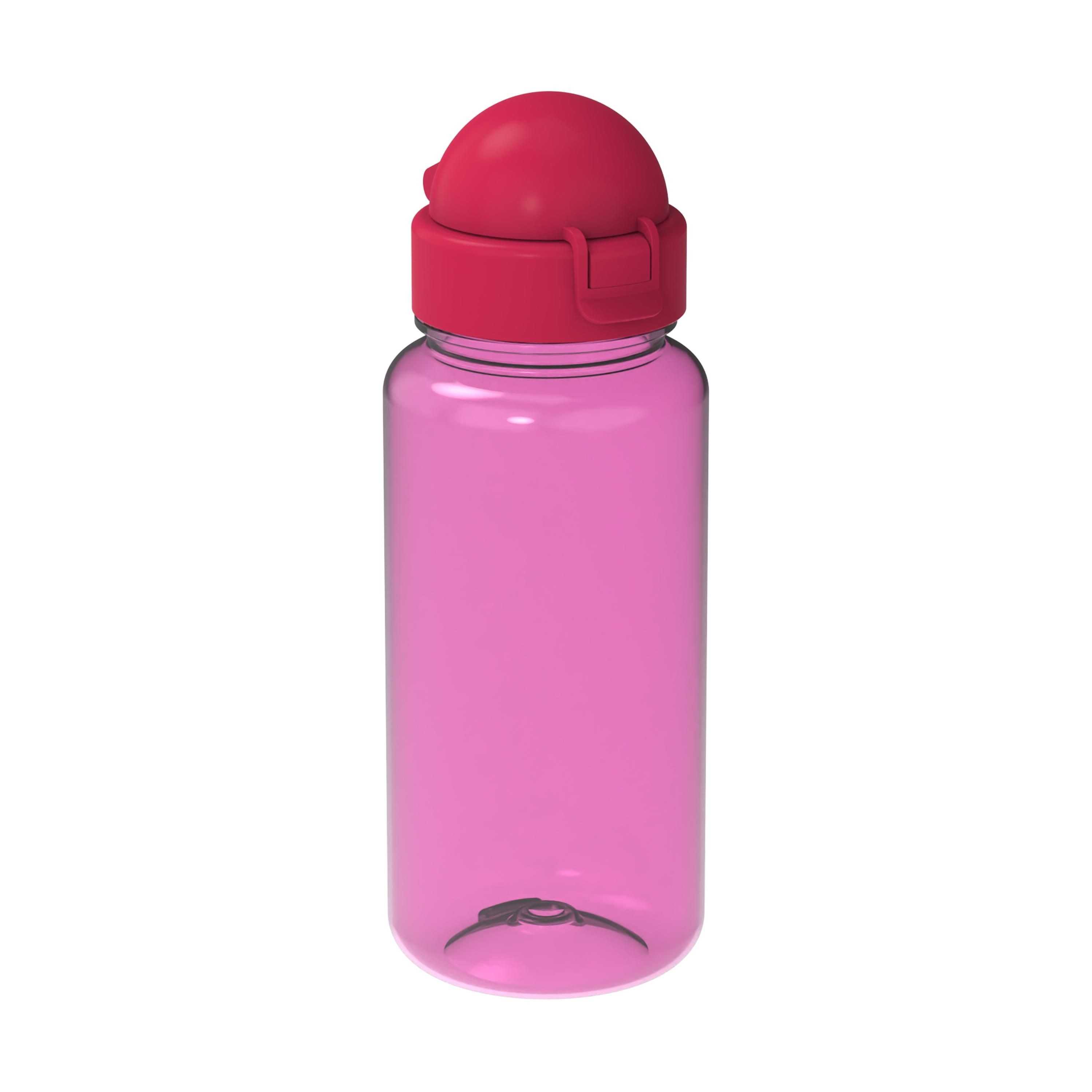EL02182-6Trinkflasche _Junior_ 400 ml_ RENEW_ transparent-rot_ pink