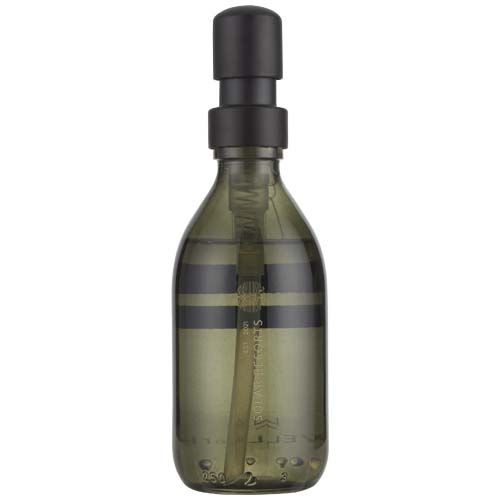 PF126311-1Wellmark Discovery Seifenspender und Duftkerze ´dunkler Bernstein´-Set_ 200 ml _Seifenspender_ und 1