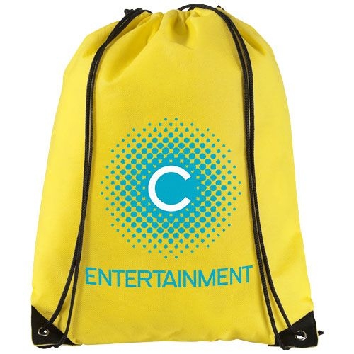 PF119619-2Evergreen Premium Non Woven Turnbeutel 5L_ gelb